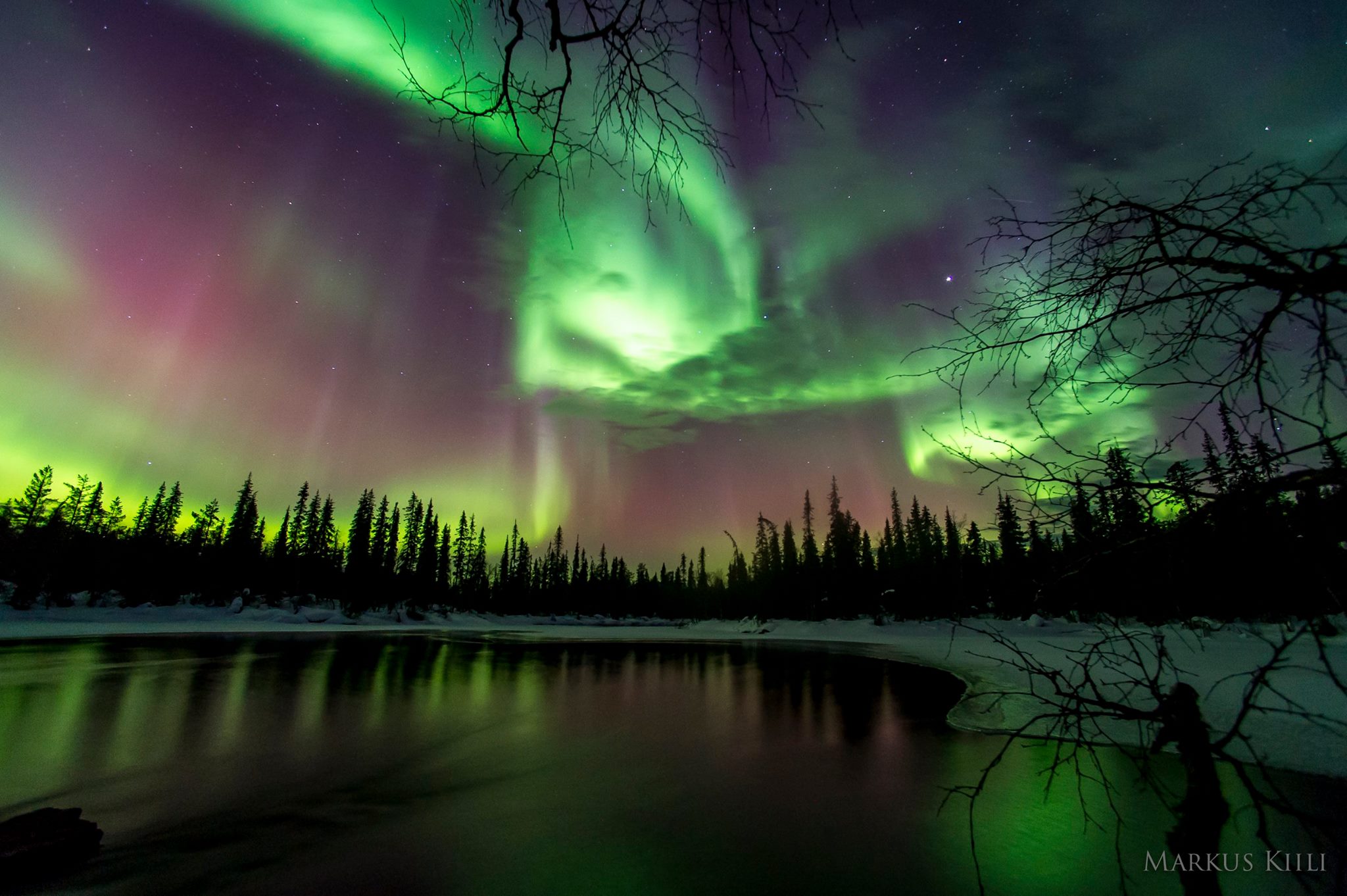 Aurora Borealis: Ylläs Äkäslompolo, Finland