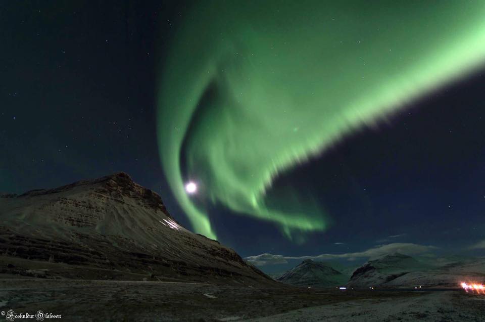 Aurora Borealis: Reyðarfjörður, Iceland