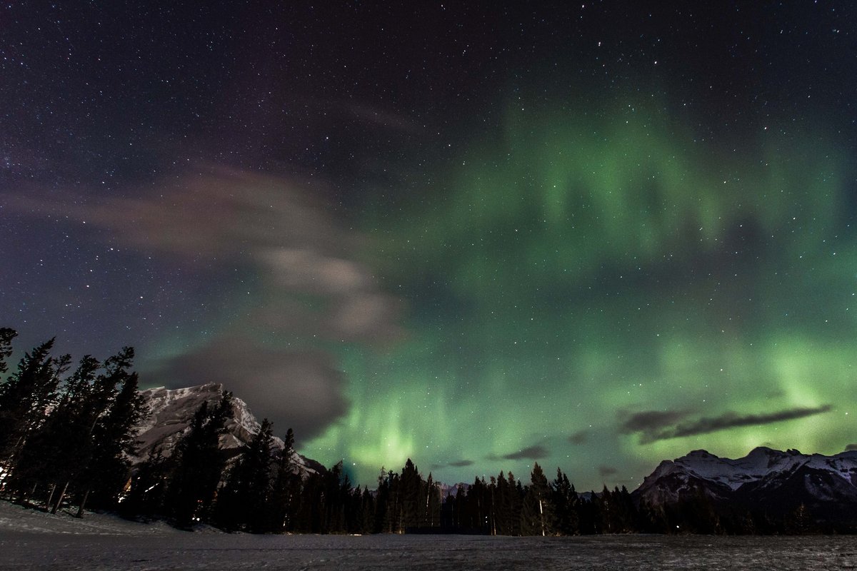 Aurora Borealis Banff, AB Canada