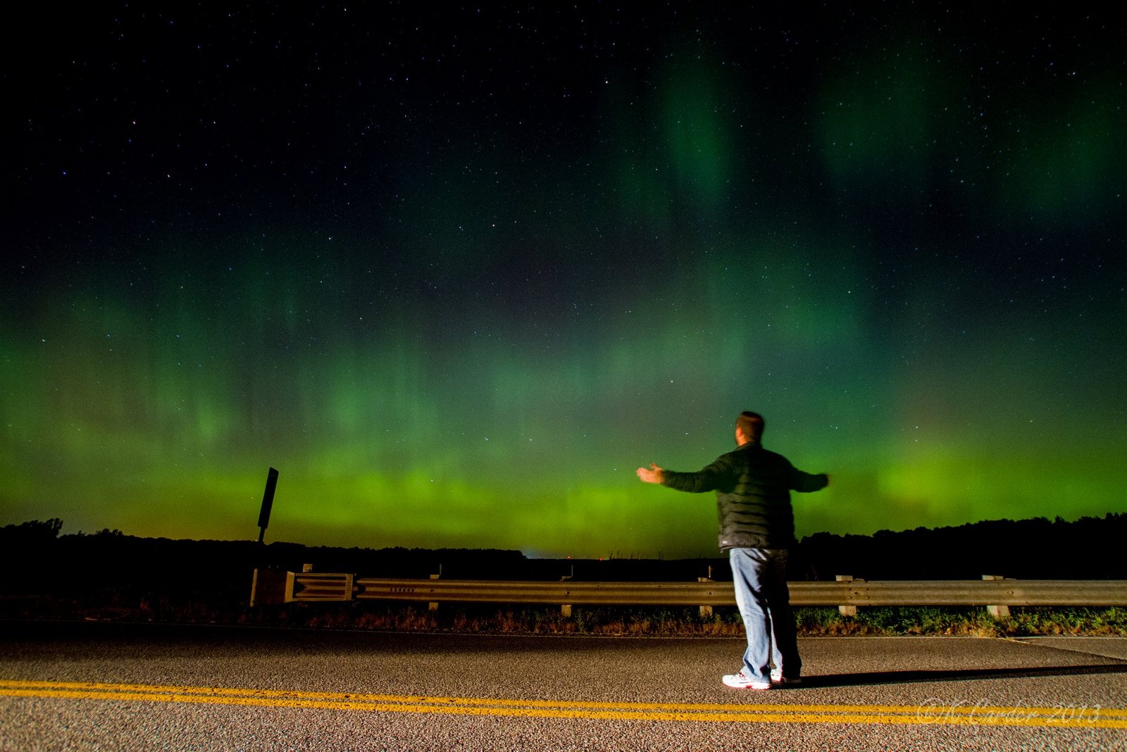 Aurora Borealis At Carlos Avery in Minnesota