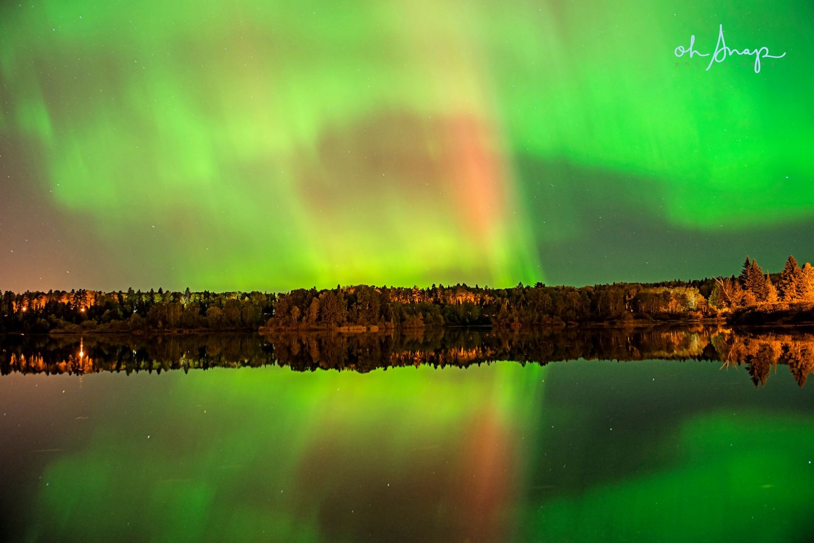 Aurora Borealis in Thunder Bay Ontario 12:30 AM