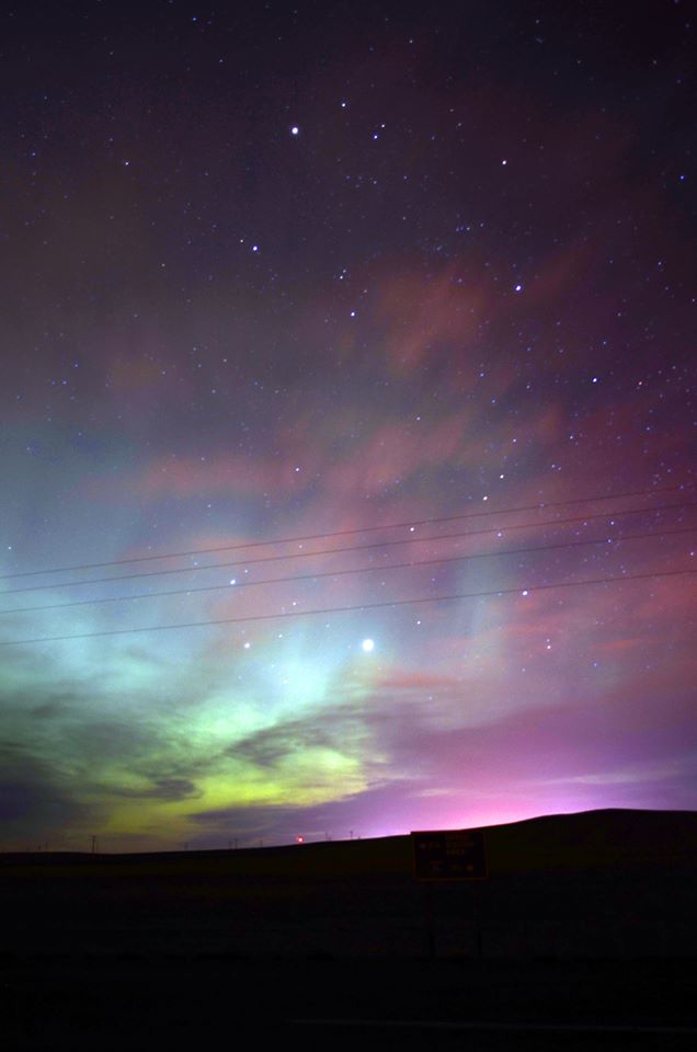 Aurora Borealis, Great Falls, Montana 