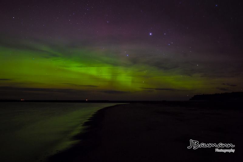 Aurora Borealis McLain State Park, Michigan